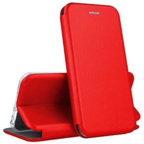 Луксозен кожен калъф тефтер ултра тънък Wallet FLEXI и стойка за Samsung Galaxy S20 FE G780F червен
